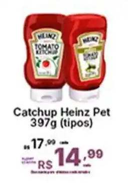 Super Lagoa Catchup Heinz Pet (tipos) oferta