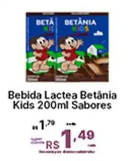 Super Lagoa Bebida Lactea Betânia Kids Sabores oferta