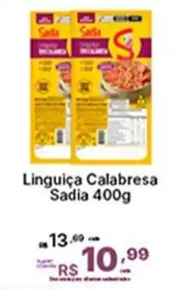 Super Lagoa Linguiça Calabresa Sadia oferta