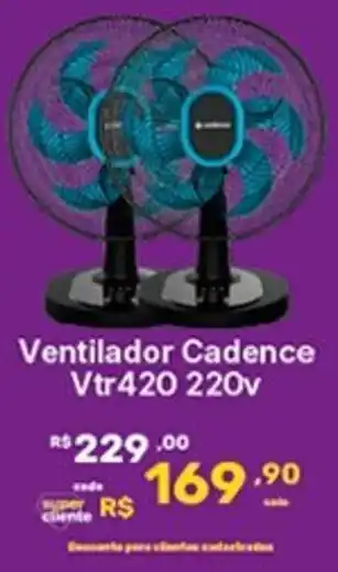 Ventilador Cadence Vtr420 220v