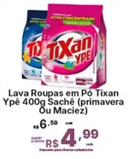 Super Lagoa Lava Roupas em Pó Tixan Ypê Sachê (primavera Ou Maciez) oferta
