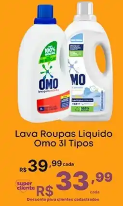 Super Lagoa Lava Roupas Liquido Omo Tipos oferta