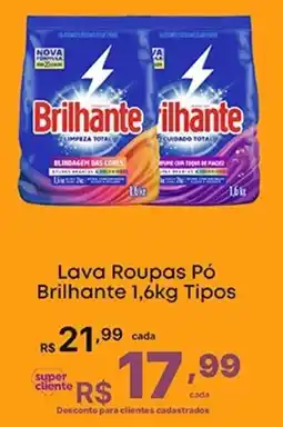 Super Lagoa Lava Roupas Pó BrilhanteBrilhante ilhante Tipos oferta