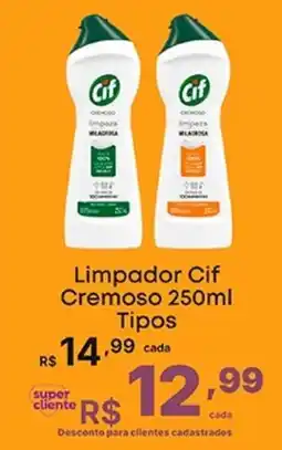 Super Lagoa Limpador Cif Cremoso Tipos oferta