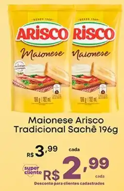 Super Lagoa Maionese Arisco Tradicional Sachê oferta