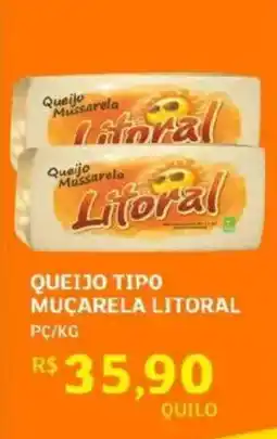 Assaí Atacadista Queijo tipo muçarela litoral oferta