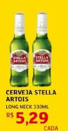 Assaí Atacadista Cerveja stella artois long neck oferta
