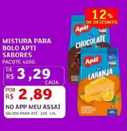 Assaí Atacadista Mistura para bolo apti sabores oferta