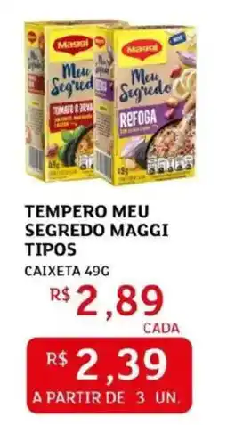 Assaí Atacadista Tempero meu segredo maggi tipos oferta