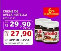 Assaí Atacadista Creme de avelä nutella oferta