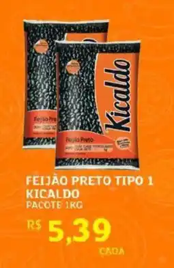 Assaí Atacadista Feijão preto tipo 1 kicaldo pacote oferta