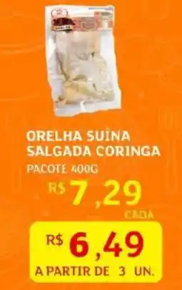 Assaí Atacadista Orelha suína salgada coringa pacote oferta