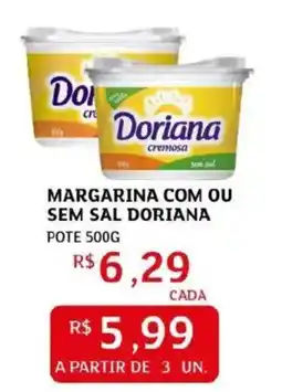 Assaí Atacadista Margarina com ou sem sal doriana pote oferta