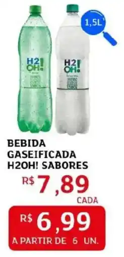 Assaí Atacadista Bebida gaseificada h2oh! sabores oferta