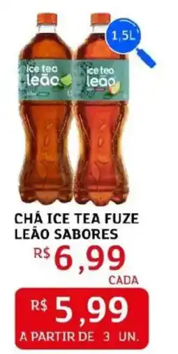 Assaí Atacadista Chá ice tea fuze leão sabores oferta