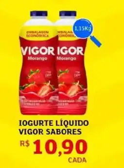 Assaí Atacadista Iogurte líquido vigor sabores oferta