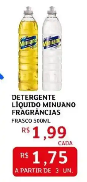 Assaí Atacadista Detergente líquido minuano fragrâncias oferta