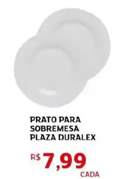 Assaí Atacadista Prato para sobremesa plaza duralex oferta