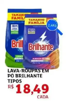 Assaí Atacadista Lava-roupas em po brilhante tipos oferta