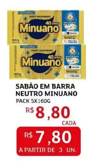 Assaí Atacadista Sabão em barra neutro minuano oferta