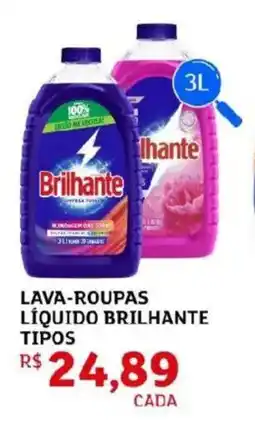 Assaí Atacadista Lava-roupas líquido brilhante tipos oferta