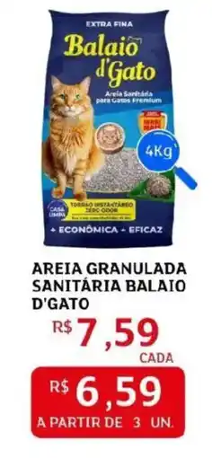 Assaí Atacadista Areia granulada sanitária balaio d'gato oferta