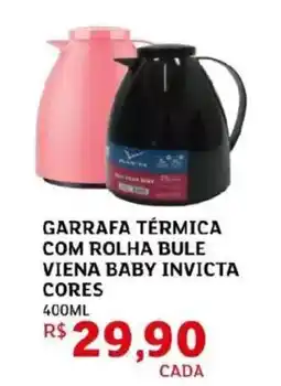 Assaí Atacadista Garrafa térmica com rolha bule viena baby invicta cores oferta