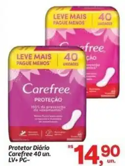 Fort Atacadista Protetor Diário Carefree 40 un. oferta