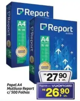 Fort Atacadista Papel A4 Multiuso Report c/500 Folhas oferta