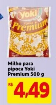 Mercado Extra Milho para pipoca Yoki Premium 500g oferta