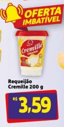 Mercado Extra Requeijao Cremille 200g oferta