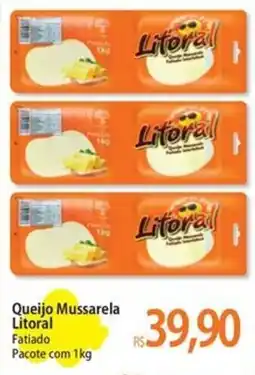 Atacadão Queijo Mussarela Litoral Fatiado Pacote oferta
