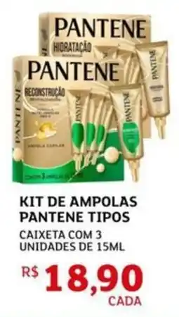 Assaí Atacadista Kit de ampolas pantene tipos oferta