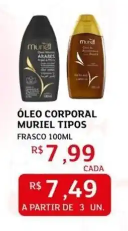 Assaí Atacadista Óleo corporal muriel tipos frasco oferta
