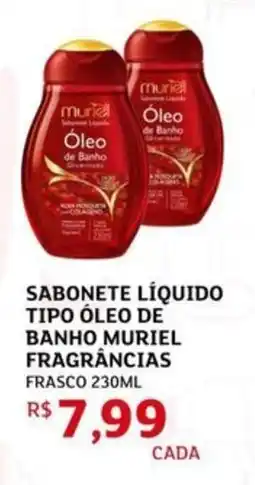 Assaí Atacadista Sabonete líquido tipo óleo de banho muriel fragrâncias oferta