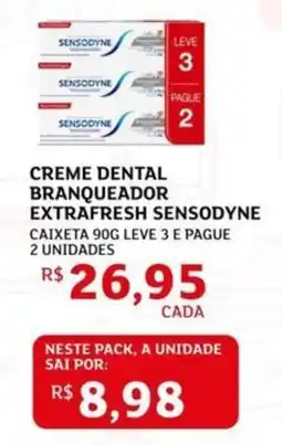 Assaí Atacadista Creme dental branqueador extrafresh sensodyne oferta