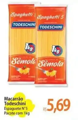 Atacadão Macarrão Todeschini Espaguete N°5 Pacote oferta