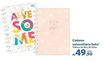 Caderno universitario Soho
