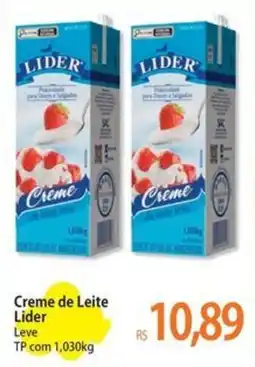 Atacadão Creme de Leite Lider oferta