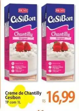 Atacadão Creme de Chantilly Cesibon oferta