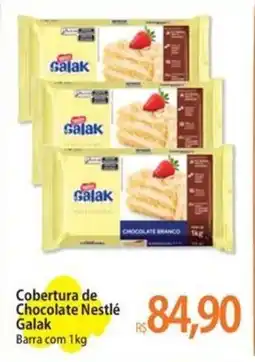 Atacadão Cobertura de Chocolate Nestlé Galak Barra oferta