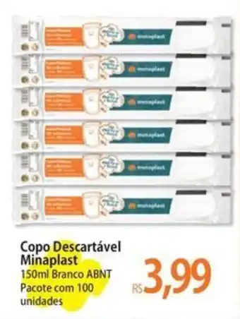 Atacadão Copo Descartável Minaplast oferta