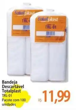 Atacadão Bandeja Descartável Totalplast oferta