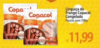 Linguiça de Frango Copacol Congelada Pacote