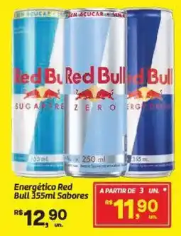 Fort Atacadista Energético Red Bull Sabores oferta