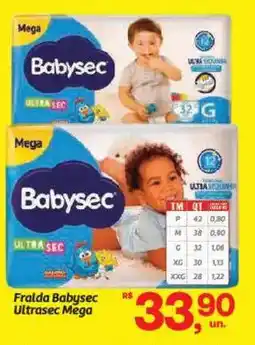 Fort Atacadista Fralda Babysec Ultrasec Mega oferta