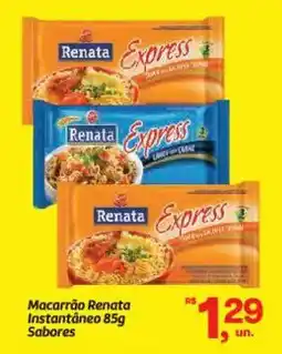 Fort Atacadista Macarrão Renata Instantâneo Sabores oferta
