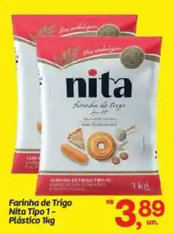 Fort Atacadista Farinha de Trigo Nita Tipo 1- Plástico oferta