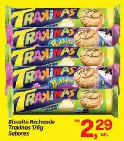 Fort Atacadista Biscoito Recheado Trakinas Sabores oferta