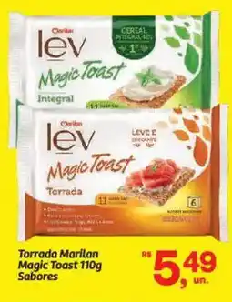 Fort Atacadista Torrada Marilan Magic Toast Sabores oferta